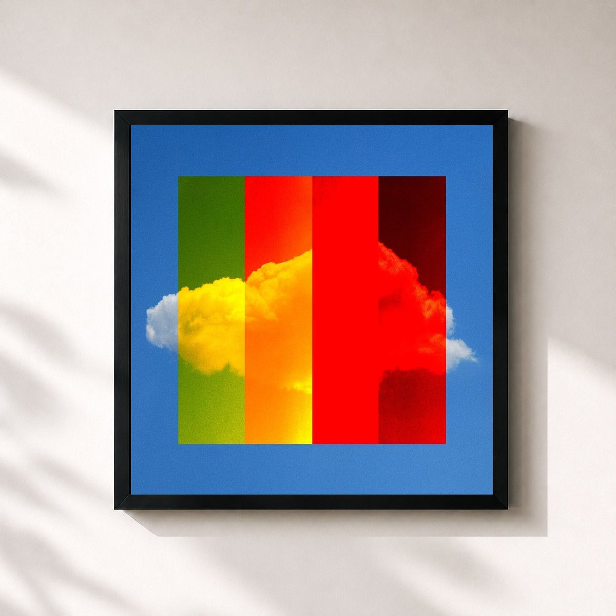 #noir Tableau carré de l'album Back To Life de Martin Solveig, cadre noir 32x32 cm