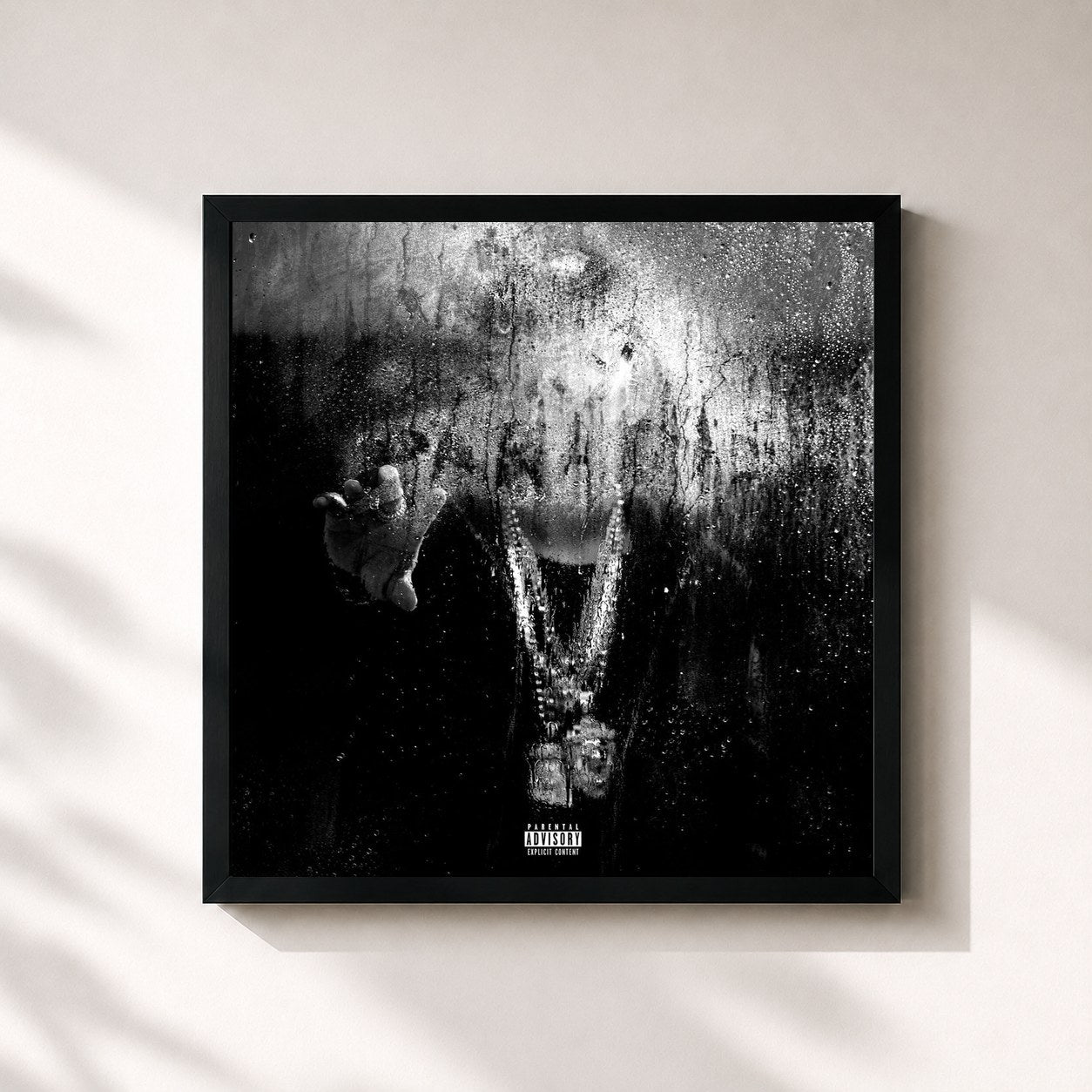 #noir Dark Sky Paradise (Deluxe) by Big Sean as a square framed art print, black 32x32 cm frame