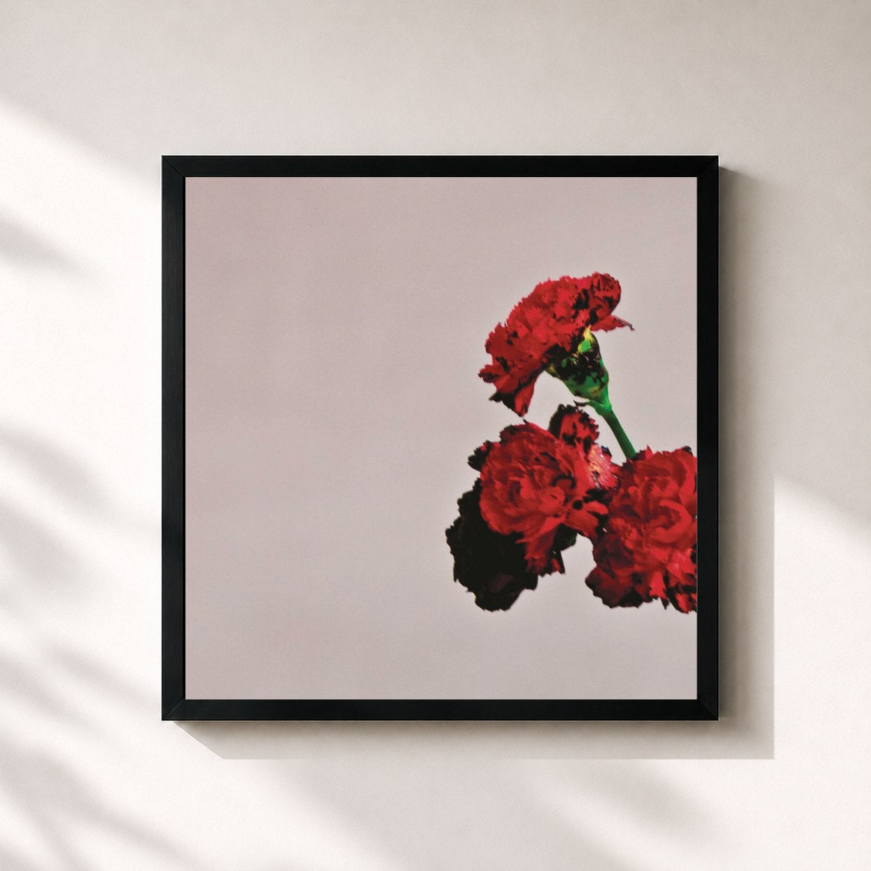 #noir Tableau carré de l'album Love In The Future (Expanded Edition) de John Legend, cadre noir 32x32 cm