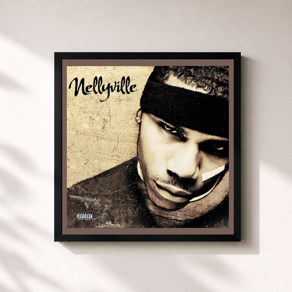 #noir Nellyville (Deluxe Edition) di Nelly in stampa quadrata incorniciata, cornice nera 32x32 cm