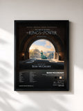 #noir The Lord of the Rings: The Rings of Power (Season One: Amazon Original Series Soundtrack) von Bear McCreary als gerahmter Kunstdruck, schwarzer Rahmen, gedruckt und gerahmt in Frankreich