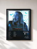 #noir Tableau de l'album Neon Future IV de Steve Aoki, cadre noir, imprimé et encadré en France