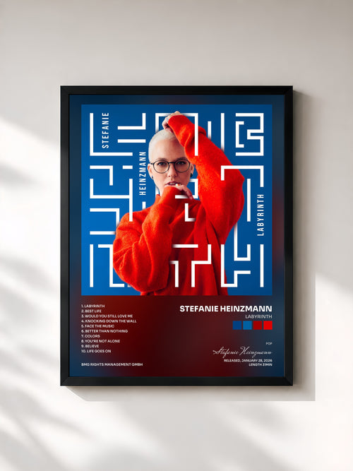 Stefanie Heinzmann · Labyrinth — Affiche encadrée