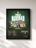 #noir Tableau de l'album Fiesta Navidad Con Bobby Pulido "Merry Christmas" de Bobby Pulido, cadre noir, imprimé et encadré en France