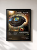 #noir Zoom de Electric Light Orchestra en lámina enmarcada, marco negro, impresa y enmarcada en Francia