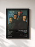 #noir Tableau de l'album 2nd Anniversary (Expanded Edition) de Gladys Knight & The Pips, cadre noir, imprimé et encadré en France