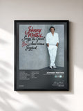 #noir Tableau de l'album Johnny Mathis Sings The Great New American Songbook de Johnny Mathis, cadre noir, imprimé et encadré en France