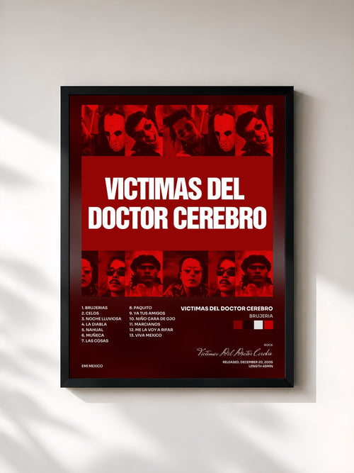 Victimas Del Doctor Cerebro · Brujeria — Affiche encadrée
