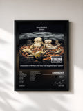 #noir Tableau de l'album Chocolate Starfish And The Hot Dog Flavored Water de Limp Bizkit, cadre noir, imprimé et encadré en France