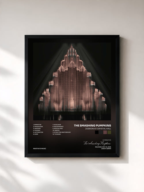 The Smashing Pumpkins · Zodeon at Crystal Hall — Gerahmter Kunstdruck