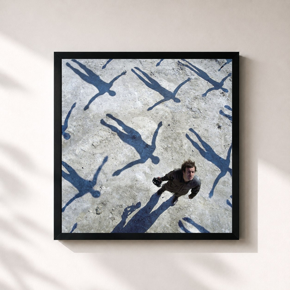 #noir Tableau carré de l'album Absolution de Muse, cadre noir 32x32 cm