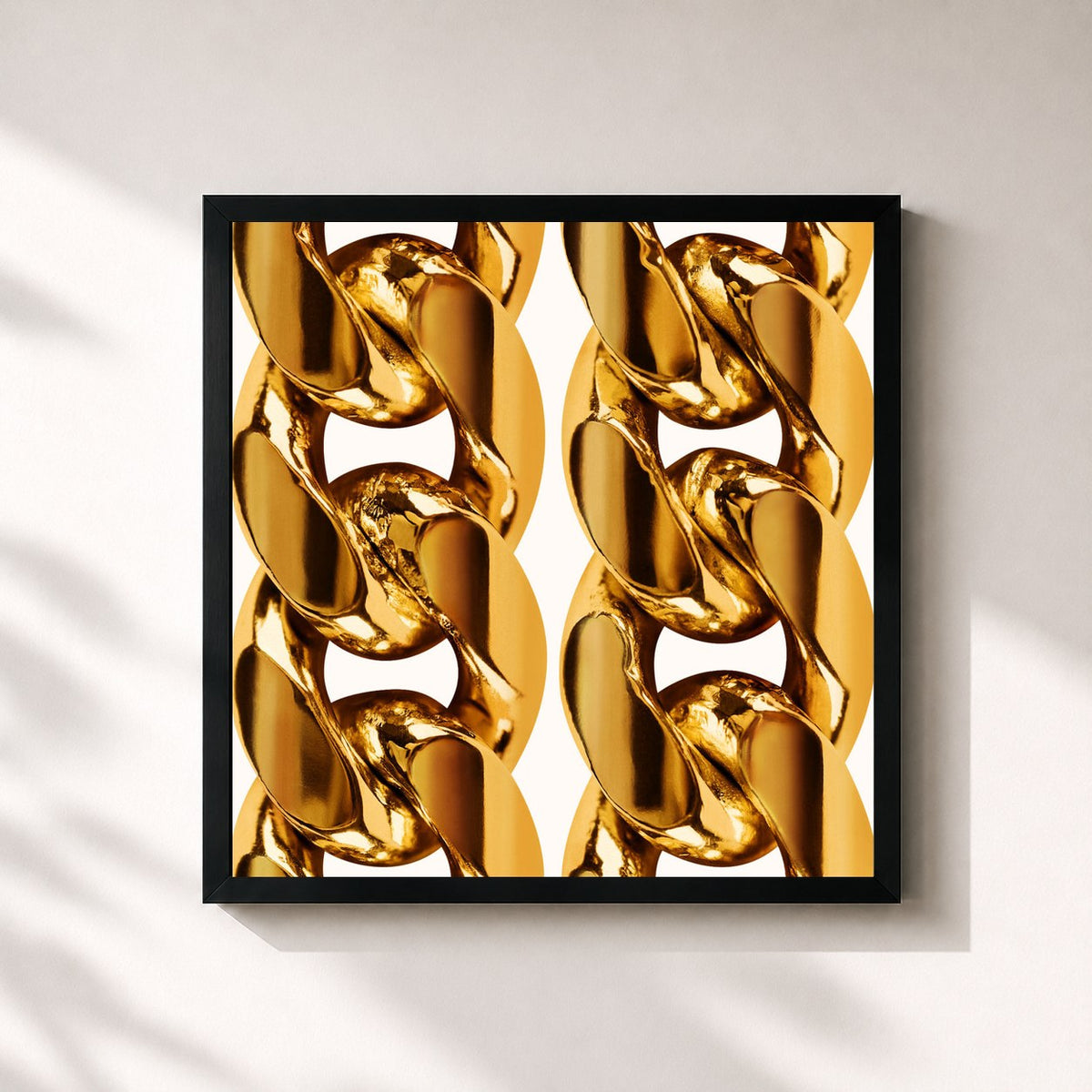 #noir Tableau carré de l'album B.O.A.T.S. II #METIME (Deluxe) de 2 Chainz, cadre noir 32x32 cm