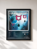 #noir 2022 Un air d'Enfoirés by Les Enfoirés as a framed art print, black frame, printed and framed in France