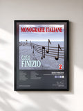 #noir Monografie italiane: Gigi Finizio, Vol. 2 di Gigi Finizio in stampa incorniciata, cornice nera, stampata e incorniciata in Francia