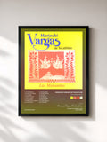 #noir Tableau de l'album Las Mañanitas de Mariachi Vargas De Tecalitlan, cadre noir, imprimé et encadré en France