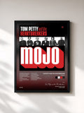 #noir Tableau de l'album Mojo de Tom Petty and the Heartbreakers, cadre noir, imprimé et encadré en France