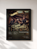 #noir Tableau de l'album Liberté de The Doobie Brothers, cadre noir, imprimé et encadré en France