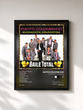 #noir Tableau de l'album Muchachita Consentida (Baile Total) de Rayito Colombiano, cadre noir, imprimé et encadré en France