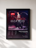 #noir A State Of Trance, Ibiza 2020 (Mixed by Armin van Buuren) de Armin van Buuren en lámina enmarcada, marco negro, impresa y enmarcada en Francia