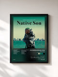 #noir Tableau de l'album Native Son (Original Motion Picture Score) de Kyle Dixon & Michael Stein, cadre noir, imprimé et encadré en France