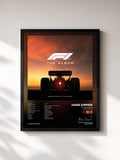 #noir Tableau de l'album F1 The Album (Cinematic Edition) de Hans Zimmer, cadre noir, imprimé et encadré en France
