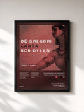 #noir Tableau de l'album De Gregori canta Bob Dylan - Amore e furto de Francesco De Gregori, cadre noir, imprimé et encadré en France