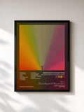#noir Tableau de l'album Edward Sharpe & The Magnetic Zeros de Edward Sharpe & The Magnetic Zeros, cadre noir, imprimé et encadré en France