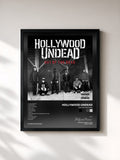 #noir Tableau de l'album Day Of The Dead de Hollywood Undead, cadre noir, imprimé et encadré en France