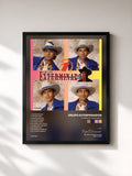 #noir Tableau de l'album Corridos Perrones 1 de Grupo Exterminador, cadre noir, imprimé et encadré en France