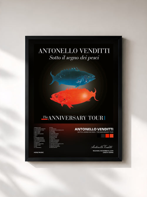 Antonello Venditti · Sotto il segno dei pesci - The Anniversary Tour — Affiche encadrée