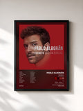 #noir Tableau de l'album Prometo (Edición especial) de Pablo Alborán, cadre noir, imprimé et encadré en France