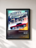 #noir Tableau de l'album Fast & Furious: Action Movie Soundtrack Highlights de L'orchestra Cinematique, cadre noir, imprimé et encadré en France