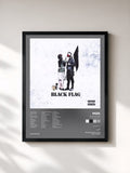 #noir Tableau de l'album Black Flag (Deluxe Edition) de mgk, cadre noir, imprimé et encadré en France