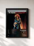 #noir Hot August Night (40th Anniversary Deluxe Edition) di Neil Diamond in stampa incorniciata, cornice nera, stampata e incorniciata in Francia