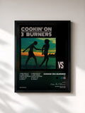 #noir Tableau de l'album Vs. de Cookin' On 3 Burners, cadre noir, imprimé et encadré en France