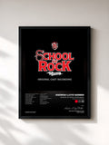 #noir Tableau de l'album School of Rock: The Musical (Original Cast Recording) de Andrew Lloyd Webber, cadre noir, imprimé et encadré en France