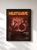 #noir Tableau de l'album 'Always And Forever' Love Songs and Smooth Grooves de Heatwave, cadre noir, imprimé et encadré en France