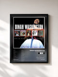 #noir Tableau de l'album Original Album Series de Dinah Washington, cadre noir, imprimé et encadré en France