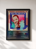 #noir Tableau de l'album Just the Two of Us de Grover Washington, Jr., cadre noir, imprimé et encadré en France
