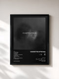#noir X's by Cigarettes After Sex as a framed art print, black frame, printed and framed in France