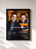 #noir Tableau de l'album Adoro de Joao Neto & Frederico, cadre noir, imprimé et encadré en France