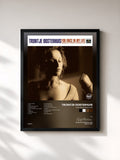 #noir Tableau de l'album For Once In My Life de Trijntje Oosterhuis, cadre noir, imprimé et encadré en France