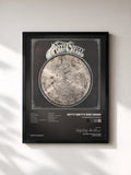#noir Tableau de l'album Symphonion Dream de Nitty Gritty Dirt Band, cadre noir, imprimé et encadré en France