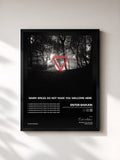 #noir Tableau de l'album Warm Smiles Do Not Make You Welcome Here Remixes de Enter Shikari, cadre noir, imprimé et encadré en France