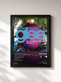 #noir Glee: The Music, The Christmas Album, Vol. 4 - EP de Glee Cast en lámina enmarcada, marco negro, impresa y enmarcada en Francia