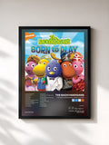 #noir Tableau de l'album The Backyardigans: Born To Play de The Backyardigans, cadre noir, imprimé et encadré en France