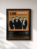 #noir Tableau de l'album For Once In My Life: A Celebration Of Motown de Il Divo, cadre noir, imprimé et encadré en France