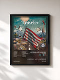 #noir Tableau de l'album Traveler de OFFICIAL HIGE DANDISM, cadre noir, imprimé et encadré en France