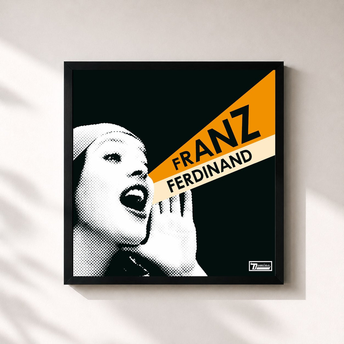 #noir You Could Have It So Much Better von Franz Ferdinand als quadratischer Kunstdruck, schwarzer Rahmen 32x32 cm