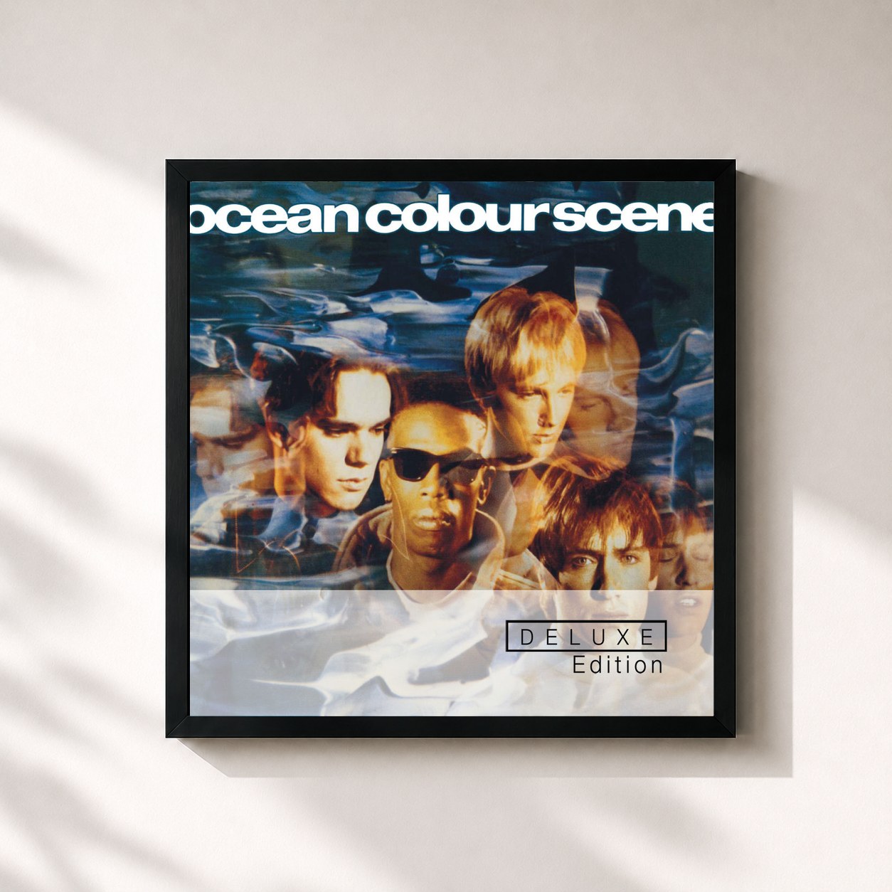 #noir Tableau carré de l'album Ocean Colour Scene (Deluxe) de Ocean Colour Scene, cadre noir 32x32 cm